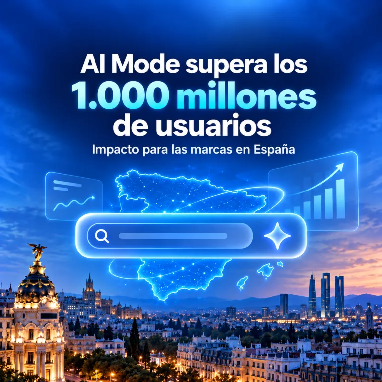 Google AI Mode: 1.000 millones de usuarios y su impacto en marcas españolas.